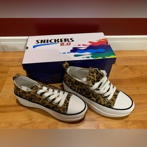 Leopard Print Sneakers